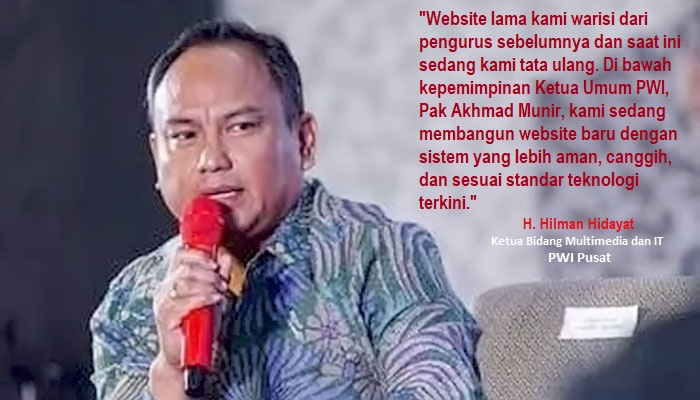 PWI - Situs Resmi PWI Dihack, PWI Pusat Sampaikan Permintaan Maaf -71510- (1)