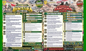 Kodam IIISiliwangi membuka penerimaan Bintara dan Tamtama PK TNI AD Gelombang I Tahun Anggaran 2027 -2909 26- (1)u