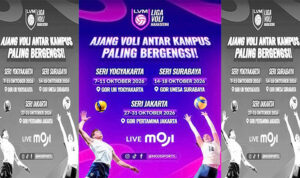 MOJI HADIRKAN KOMPETISI “LIGA VOLI MAHASISWA 2026” DI TIGA WILAYAH u -2509 26-